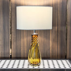 Kreativ Glasbordslampa Grön – Lyxig Hotell & Villa E27