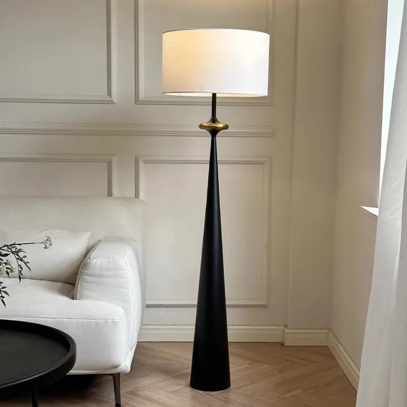 Wabi-Sabi Japansk Golvlampa – Zen & Retro Tyg