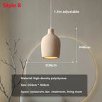 Wabi-Sabi Cement Hänglampa LED – Restaurant, Bar & Sovrum