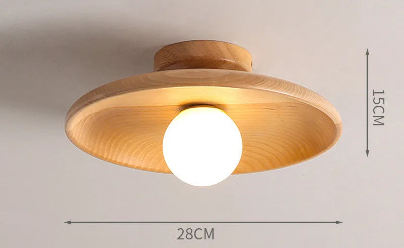Modern Trä Taklampa Valnöt G9 – Korridor & Trappa