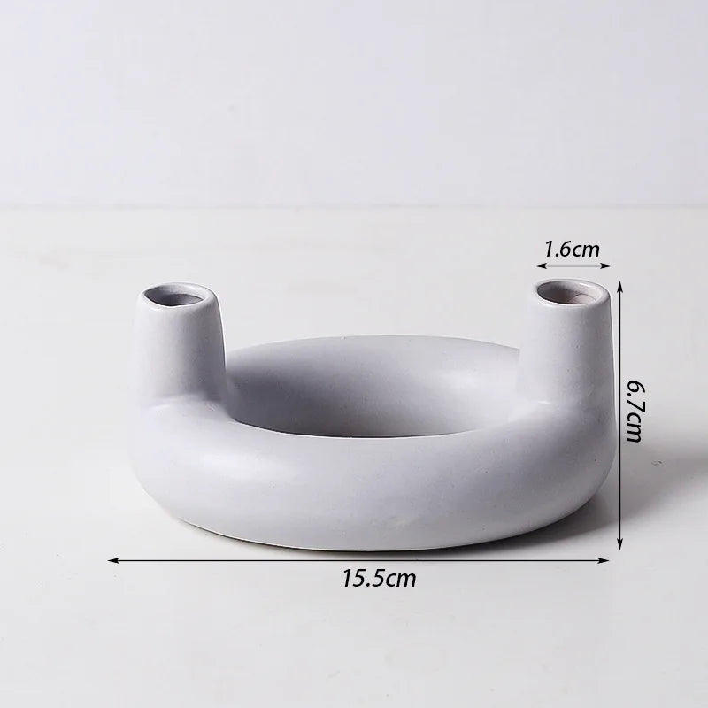 Nordisk Design Betong Ljusstake – Vardagsrum Hemdekor Ornament
