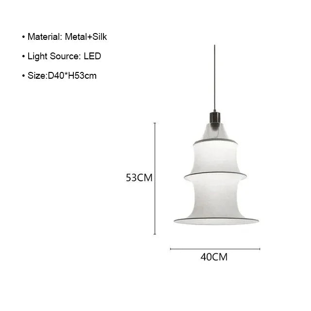 Nordisk Wabi-Sabi Silke Golvlampa – Japansk LED Sovrum & Vardagsrum
