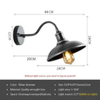 Retro LED Utomhusvägglampa E27 – Villa & Balkong