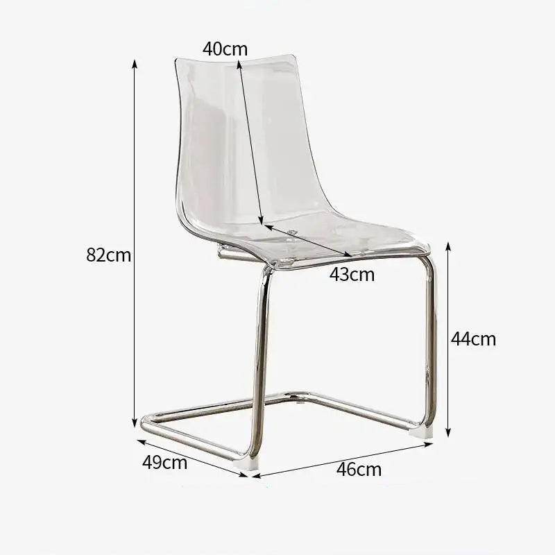 Transparent Akrylstol – Nordisk Minimalism