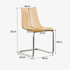 Transparent Akrylstol – Nordisk Minimalism
