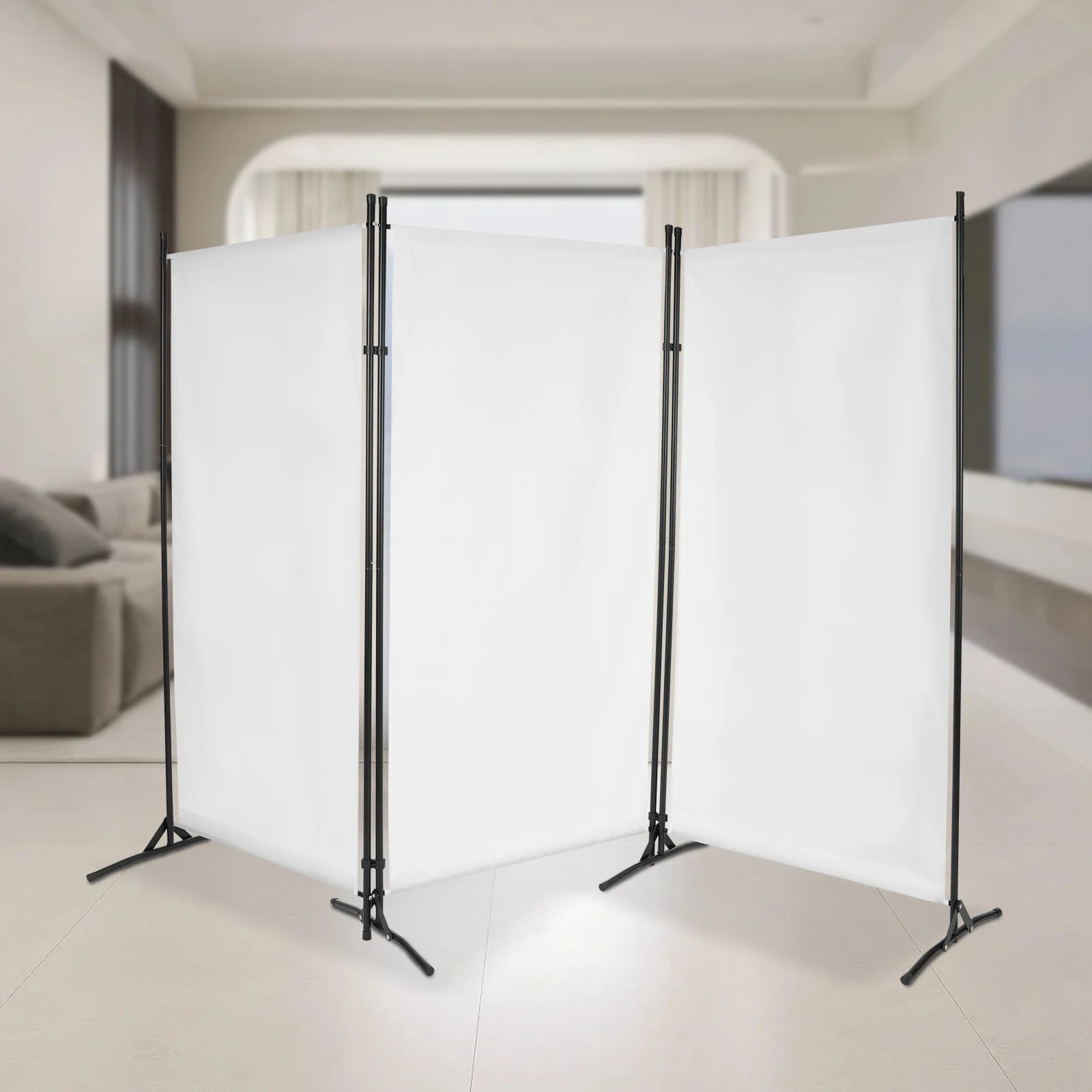 Vikbar Hög Privacy Rumsavdelare 2,6×1,8 m – Portabel Hemkontor, Sovrum & Dorm