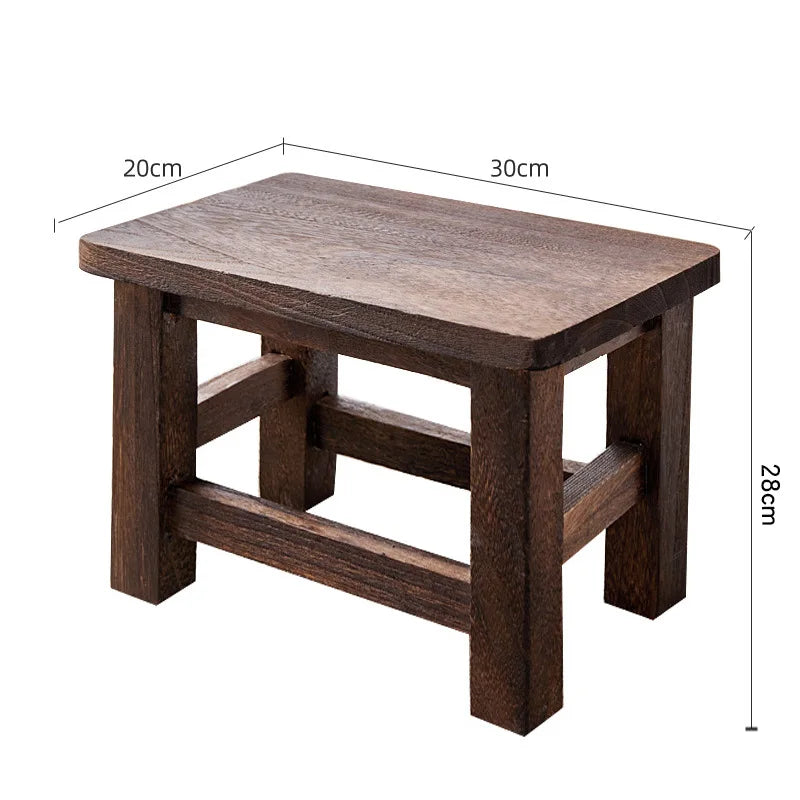 Liten Träpall – Minimalistisk Skopall