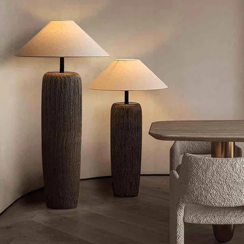 Modern Minimalist LED Golvlampa Dimbar – Fjärrkontroll Nordisk INS