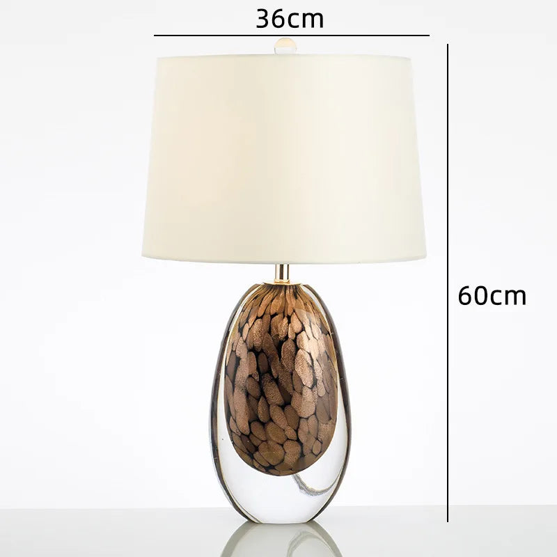Kreativ Glasbordslampa Grön – Lyxig Hotell & Villa E27