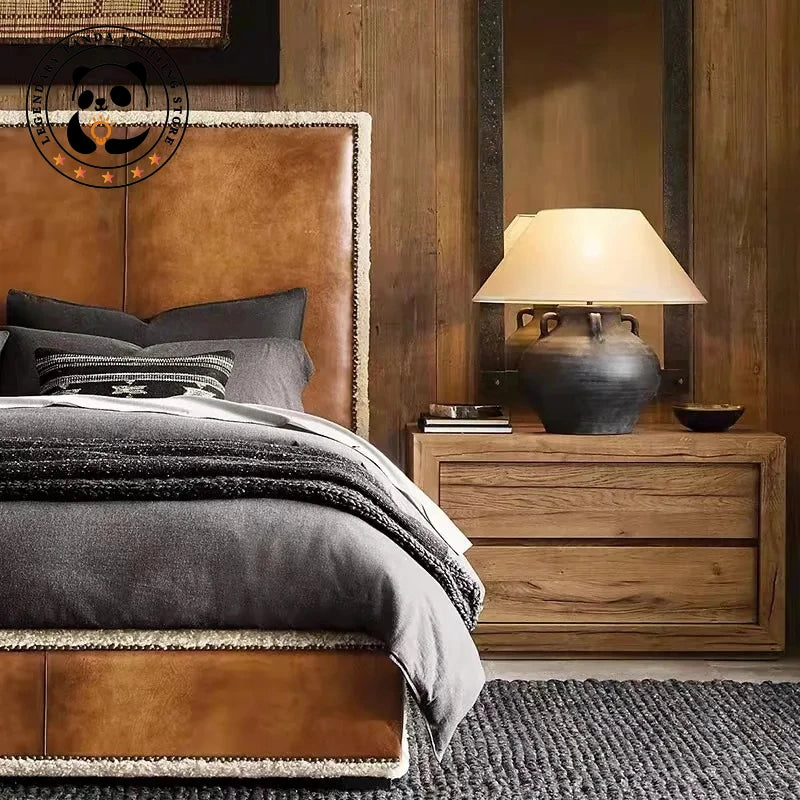 Nordisk Wabi-Sabi Retro Bordslampa – Handgjord Hotell