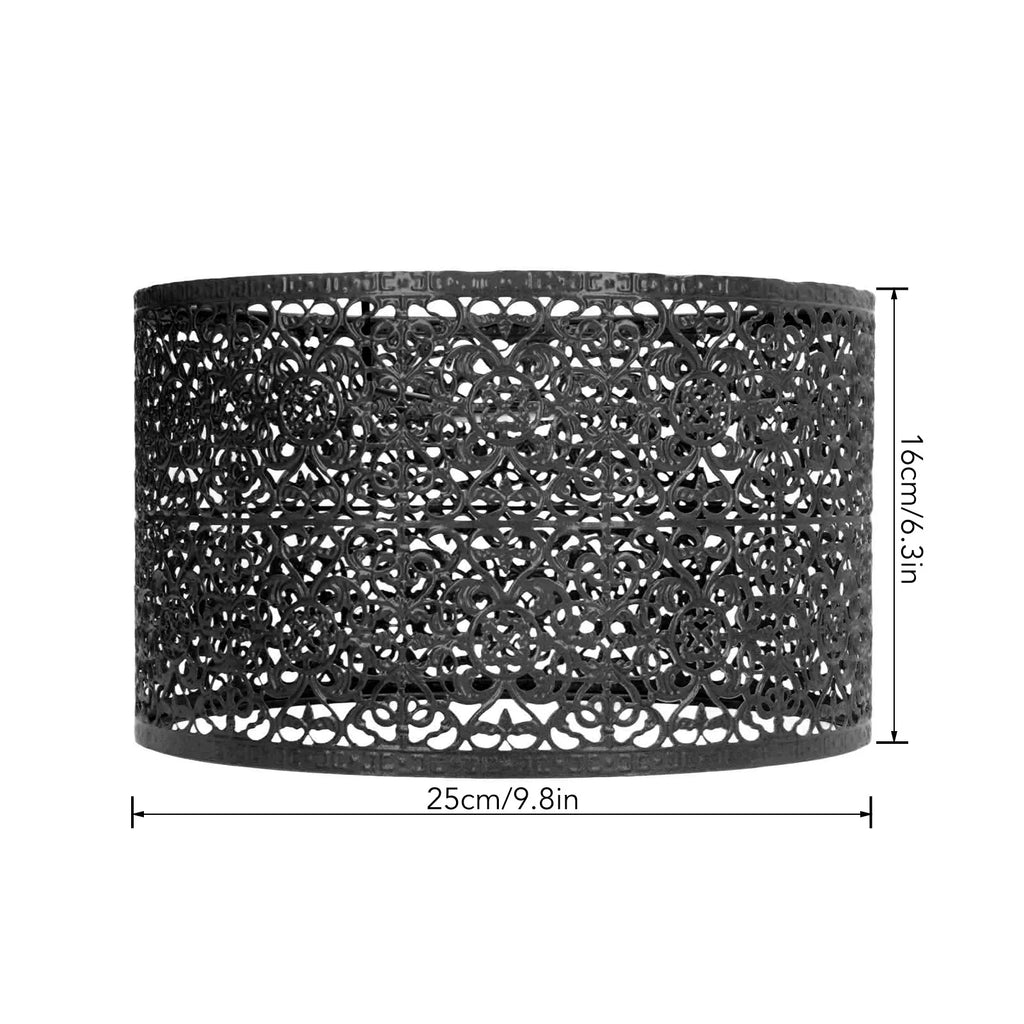Genombrutet Metallampskärm E27/E14 – Universell Sovrum & Balkong