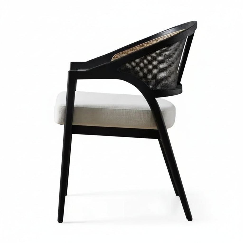 Lyxig Ensittes Loungestol – Mid-Century