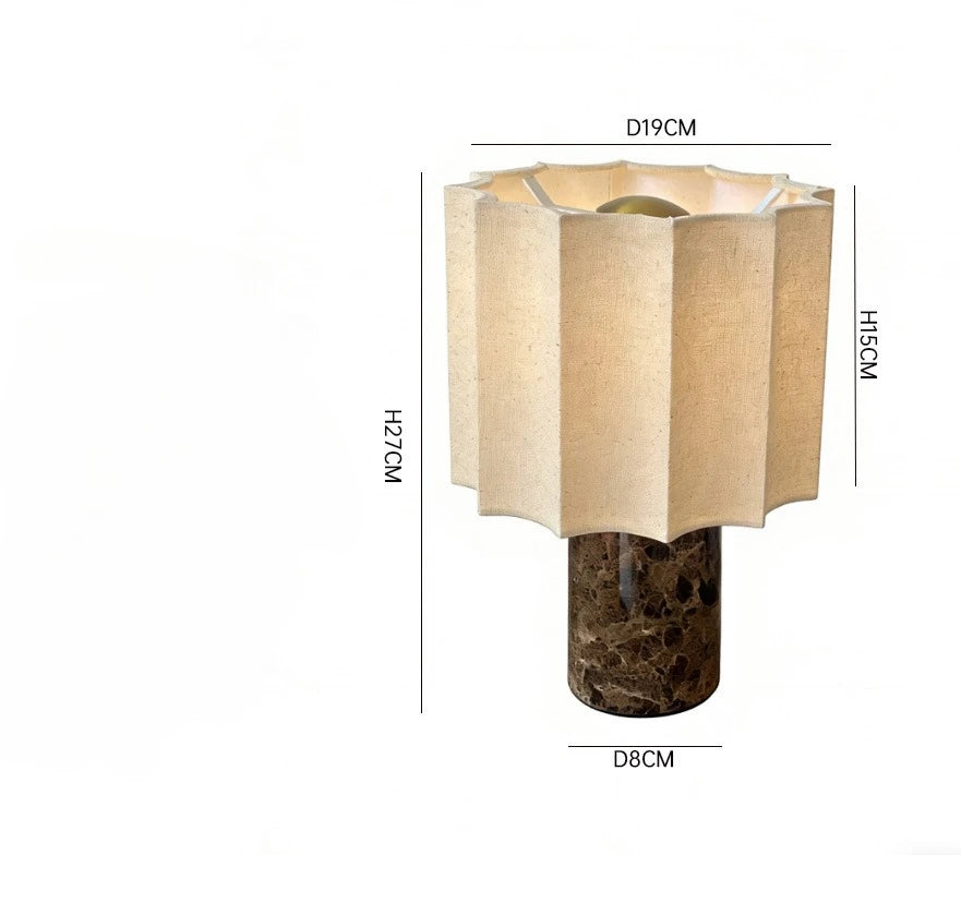 Lyxig Marmor Bordslampa Touch – Portabel Dimbar