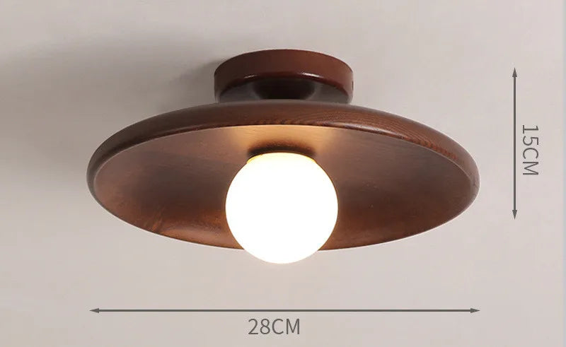 Modern Trä Taklampa Valnöt G9 – Korridor & Trappa