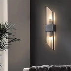 Ljuslyx Guld LED Vägglampa – Vardagsrum & Trappa