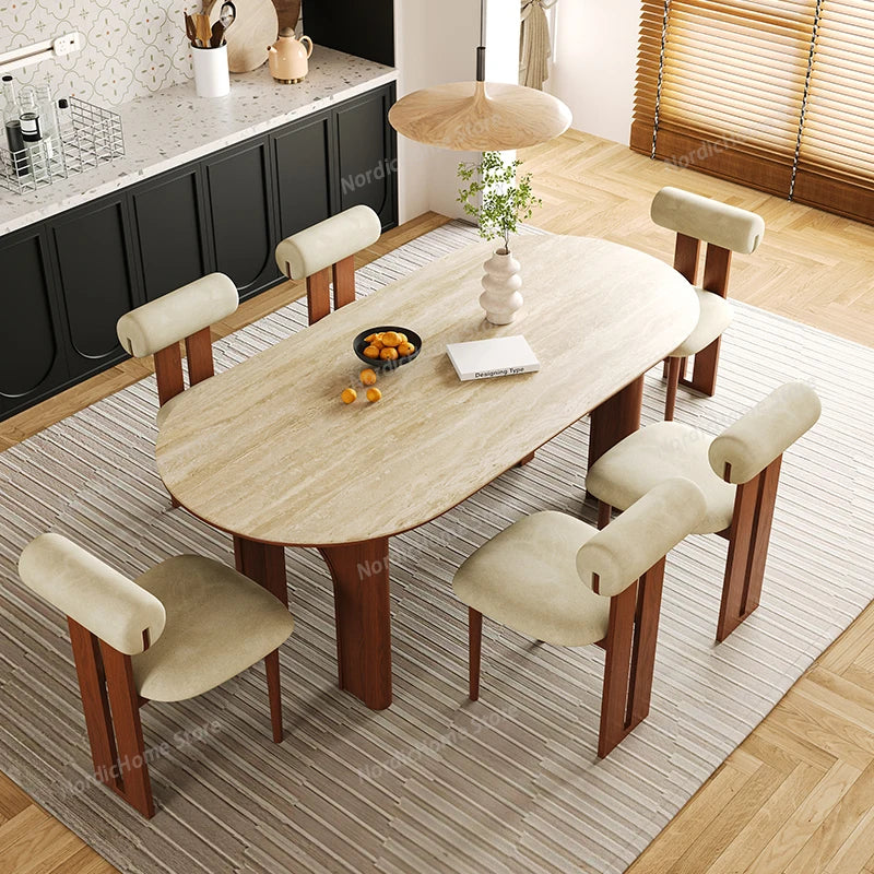 Runt Trämatbord Modern – Designer Kök & Terrass