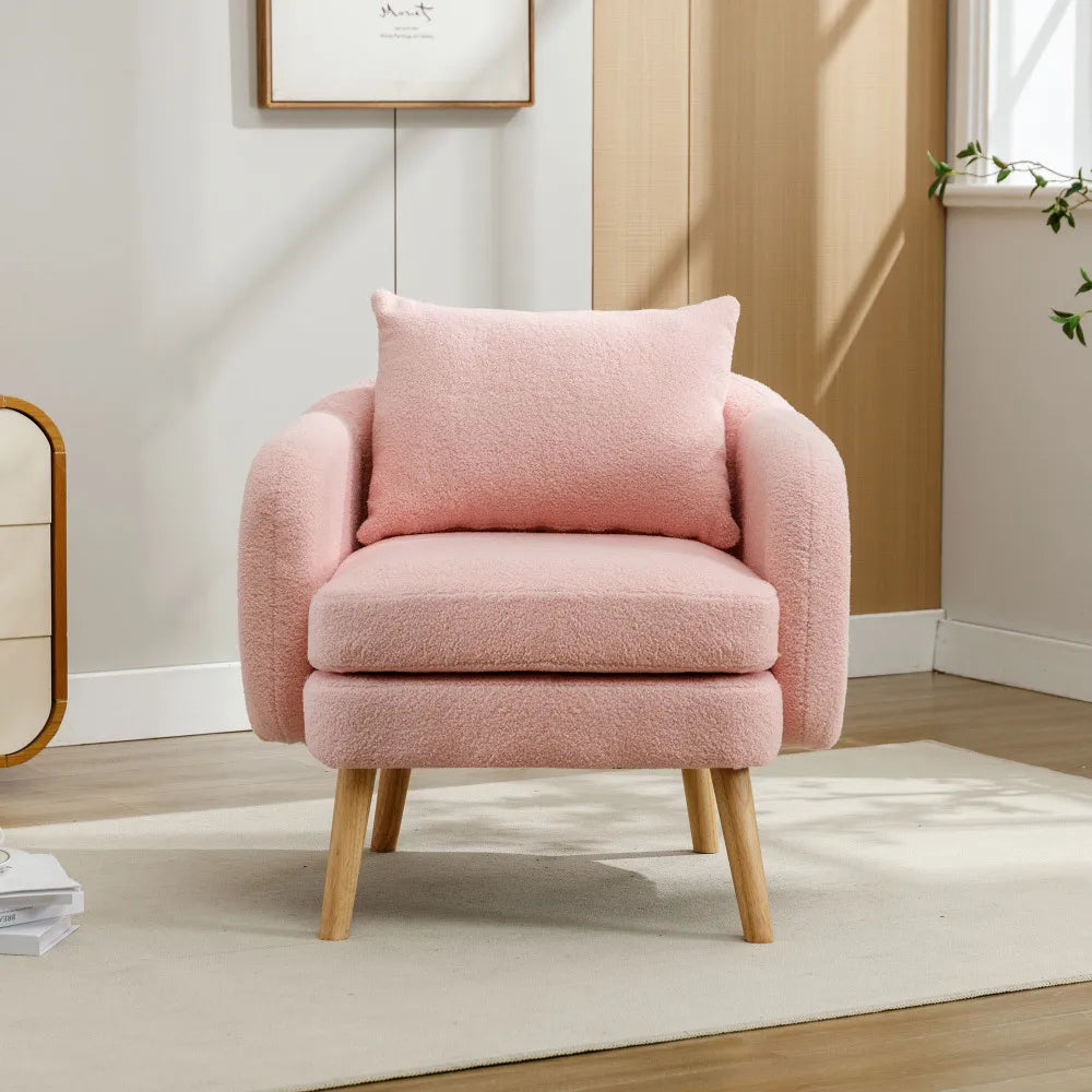Teddyfåtölj – Mjuk Loungestol