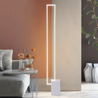 Nordisk Kvadratisk LED Golvlampa Dimbar – Modern Sovrum & Vardagsrum