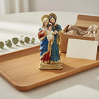 Den Heliga Familjen Resinstaty – Jesus, Maria & Josef Mors Dag Present