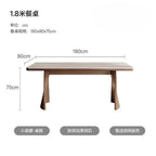 Matbord Massivt Trä & Sten 140-180 cm – Lyxig Modern