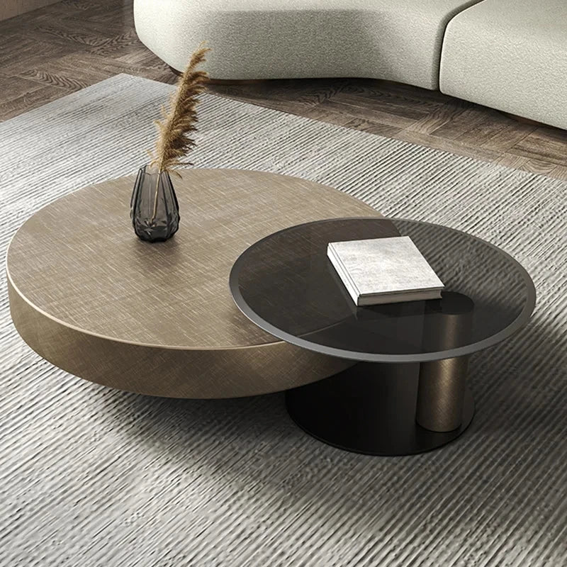 Soffbord Runt Metall – Lyxig Nordisk Design