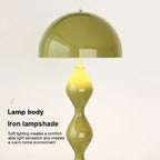 Nordisk Medeltida LED Golvlampa Cream – Svampdesign