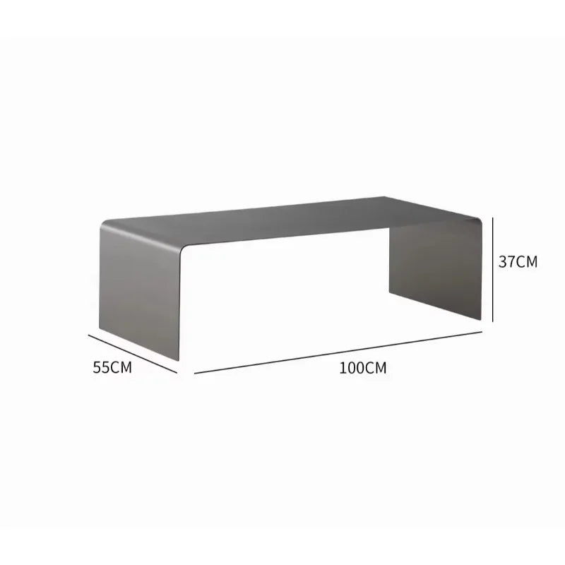 Soffbord Rostfritt Stål – Medieval, Kvadrat