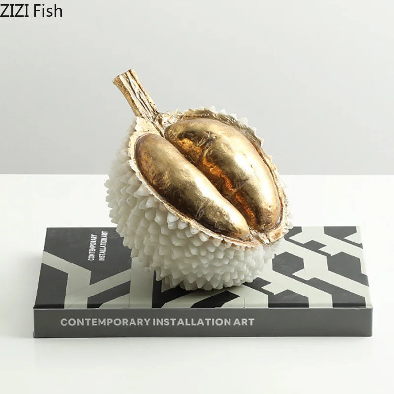 Guldbelagd Dorianskulptur Resin – Kreativ Skrivbordsornament Rumsdekor