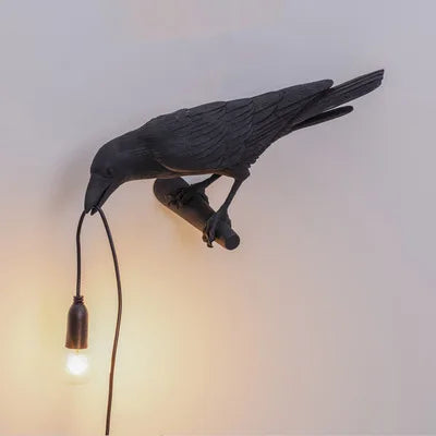 Lyckofågel Bordslampa Resin – Modern Animal Design