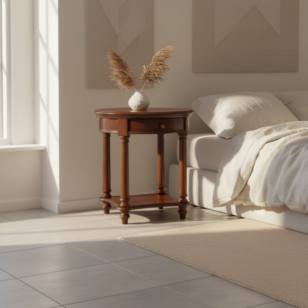 Elegante Träsidobord – Hörn, Soffa & Sovrum