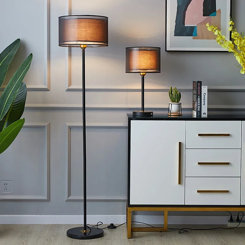 Nordisk Kreativ LED Golvlampa – Fjärrkontroll Sovrum