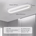 Modern LED Taklampa – Vardagsrum, Sovrum & Hall