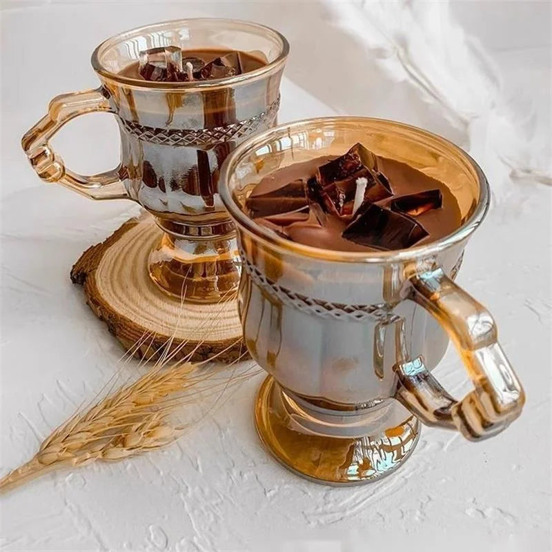 Iced Americano Kaffe Doftljus Glas – Nischpresent Kaffeälskare