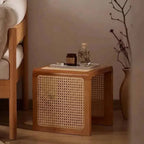 Rattansidobord Japansk Stil – Multifunktionell
