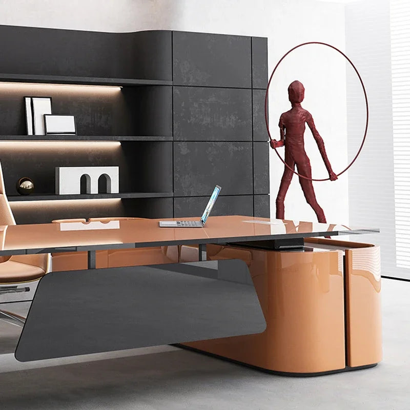 L-format Kontorsskrivbord – Ergonomisk Workstation