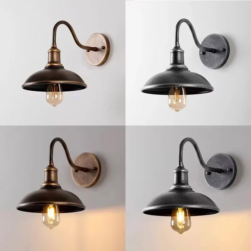 Retro LED Utomhusvägglampa E27 – Villa & Balkong