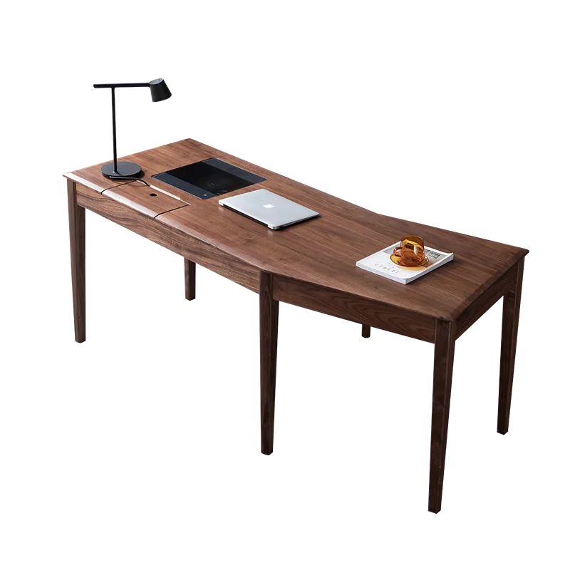 Organiserat Kontorsskrivbord – Trä Minimalism