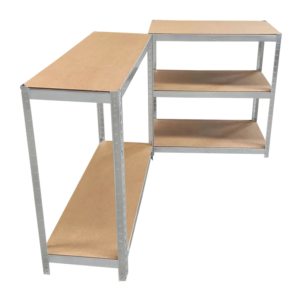 180 cm Hyllsystem 5 Lager 875 kg Lastkapacitet – Lagerhylla Garage & Förråd
