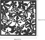 12-Panels Hängande Rumsavdelare Svart Fjäril – PP Privacy Väggpartition