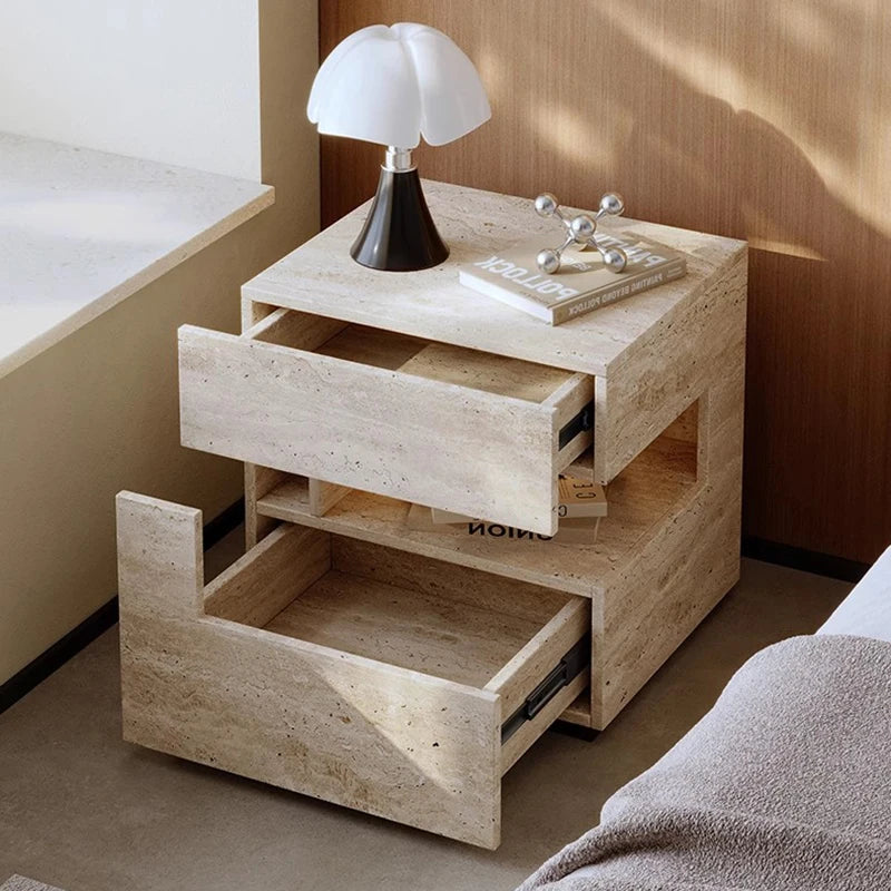 Nattduksbord Wabi-Sabi – Minimalistisk Dold Förvaring