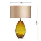 Kreativ Glasbordslampa Grön – Lyxig Hotell & Villa E27