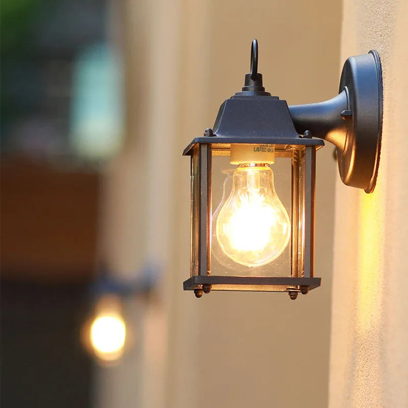 Retro Utomhus Vägglampa E27 – Villa & Balkong Vintage