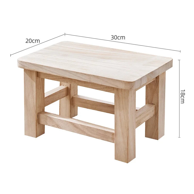 Liten Träpall – Minimalistisk Skopall