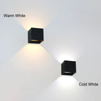 LED Vägglampa 12W IP65 – Upp & Ner Veranda & Trädgård