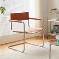 Loungestol i Bauhaus-stil – Krom & Läder