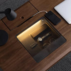 Organiserat Kontorsskrivbord – Trä Minimalism