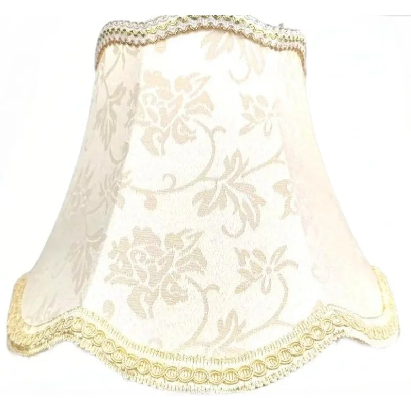 Tygslampskärm Europeisk Vintage – Sängbordslampa & Golvlampa