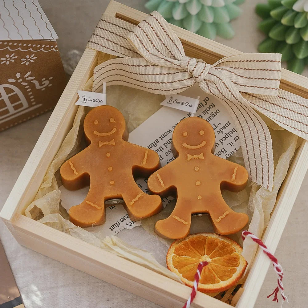 Pepparkaksgubben Jul Doftljus – Kreativ Festlig Aromljus Dekoration