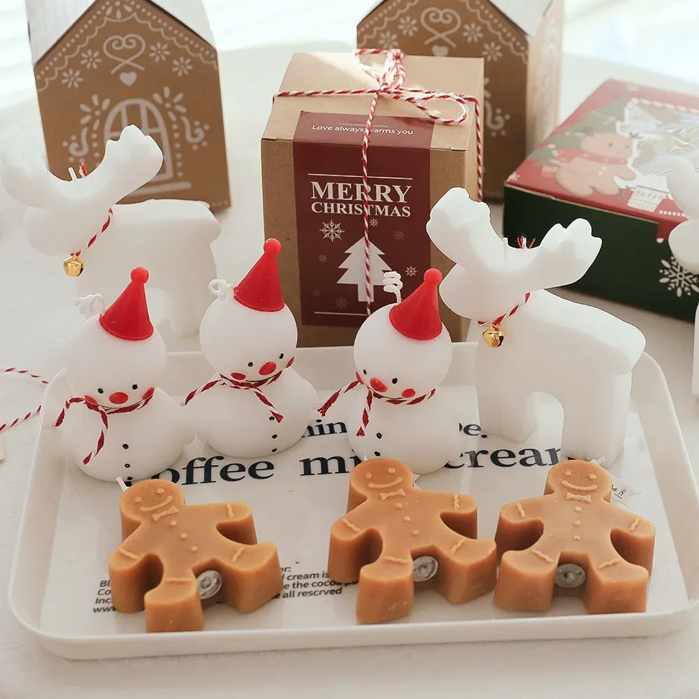 Pepparkaksgubben Jul Doftljus – Kreativ Festlig Aromljus Dekoration