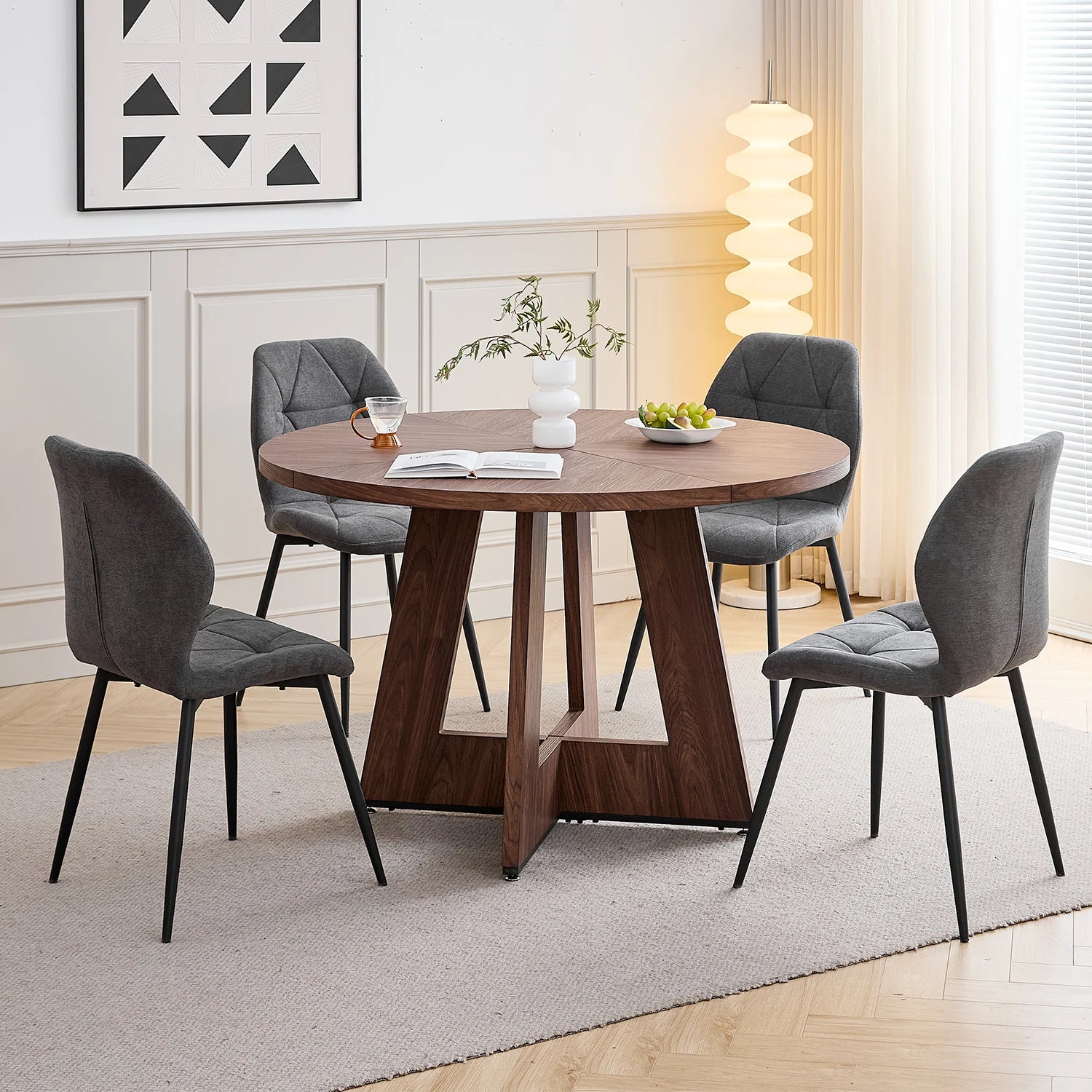 Runt Matbord 120 cm – 4-6 Pers, Kök & Matsal